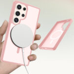 Solidenz FrostMag Samsung Galaxy S25 Ultra hoesje – Roze - 2