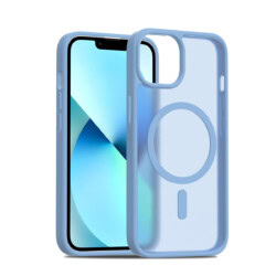 Solidenz FrostMag iPhone 14 / 13 hoesje - Sierra blauw