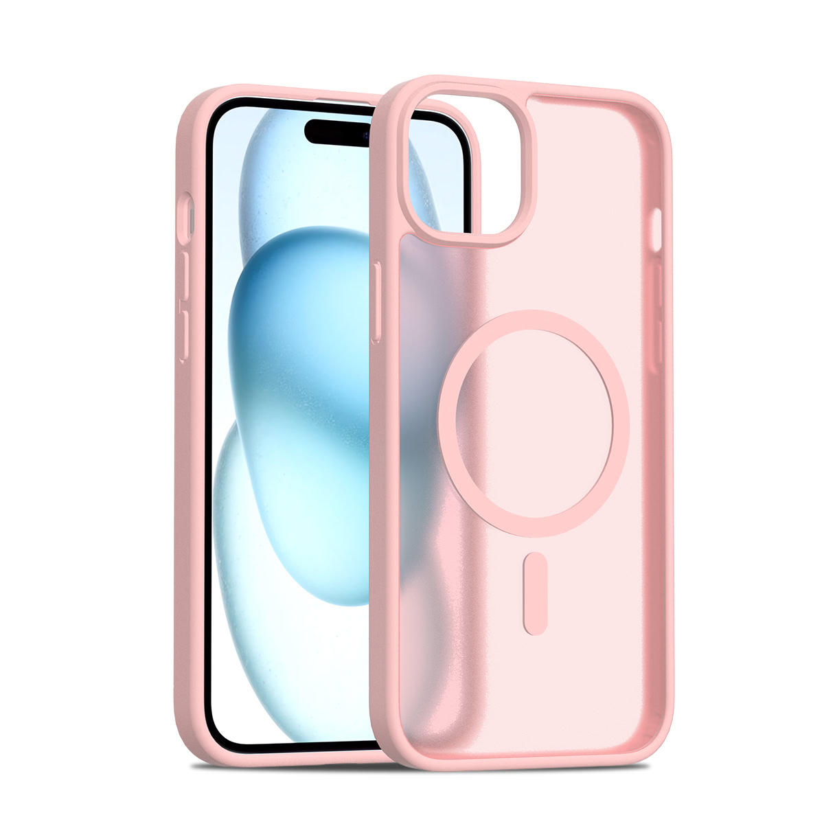 Solidenz FrostMag iPhone 15 Plus hoesje - Roze Main Image