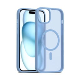 Solidenz FrostMag iPhone 15 Plus hoesje - Sierra blauw
