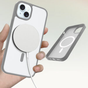 Solidenz FrostMag iPhone 15 Plus hoesje - Titanium - 2