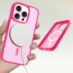 Solidenz FrostMag iPhone 16 Pro Max hoesje – Fel roze - 2