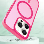 Solidenz FrostMag iPhone 16 Pro Max hoesje – Fel roze - 3