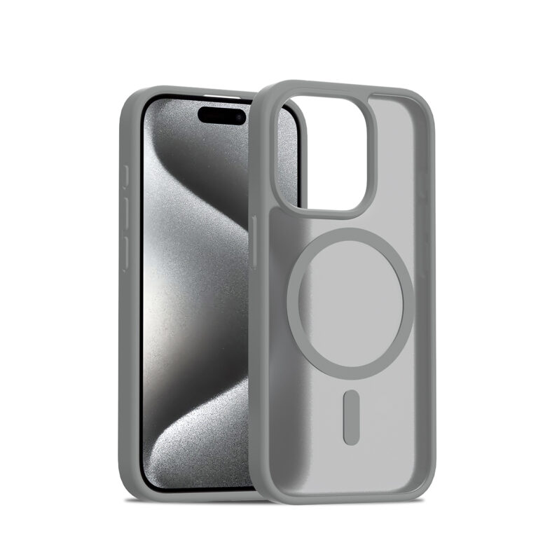 Solidenz FrostMag iPhone 15 Pro hoesje - Titanium