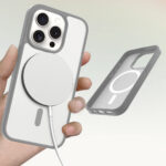 Solidenz FrostMag iPhone 15 Pro hoesje – Titanium - 2