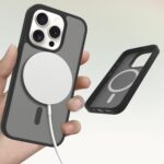 Solidenz FrostMag iPhone 16 Pro Max hoesje – Zwart - 2