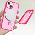 Solidenz FrostMag iPhone 15 hoesje – Fel Roze - 2