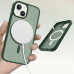 Solidenz FrostMag iPhone 15 hoesje – Groen - 2