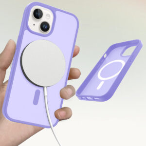 Solidenz FrostMag iPhone 15 hoesje - Lavendel - 2