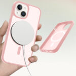 Solidenz FrostMag iPhone 15 hoesje – Roze - 2