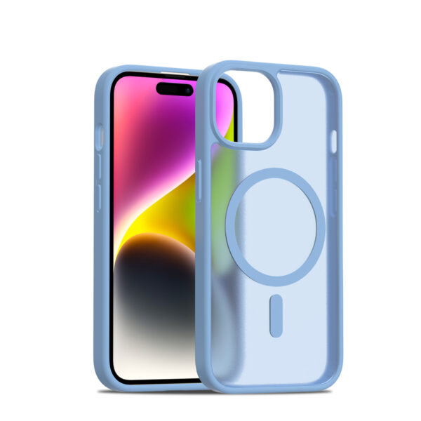 Solidenz FrostMag iPhone 15 hoesje - Sierra blauw