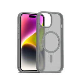 Solidenz FrostMag iPhone 15 hoesje - Titanium