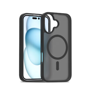 Solidenz FrostMag iPhone 16 Plus hoesje - Zwart Main Image