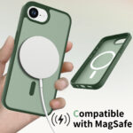 Solidenz FrostMag iPhone 17e / 16e hoesje – Groen - 2