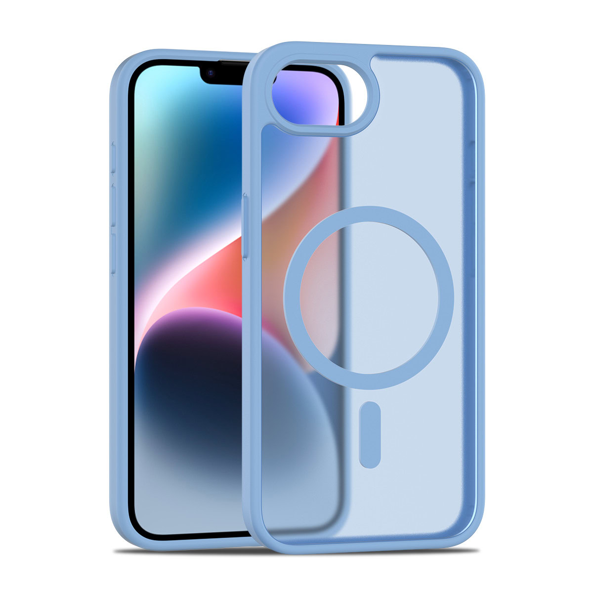 Solidenz FrostMag iPhone 16e hoesje – Sierra blauw 1