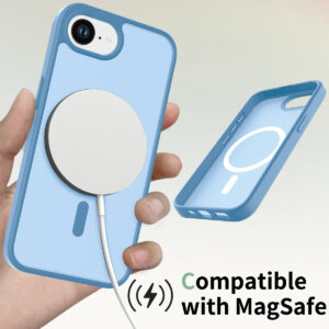 Solidenz FrostMag iPhone 16e hoesje – Sierra blauw - 2