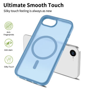 Solidenz FrostMag iPhone 16e hoesje – Sierra blauw - 4