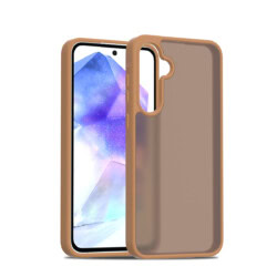 Solidenz Frosted Samsung Galaxy A55 hoesje - Desert Titanium