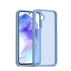 Solidenz Frosted Samsung Galaxy A55 hoesje - Sierra blauw