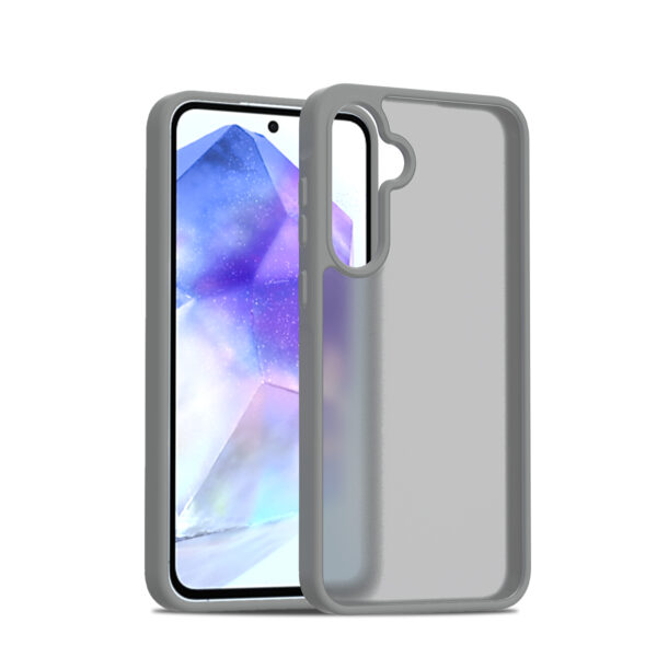 Solidenz Frosted Samsung Galaxy A55 hoesje - Titanium