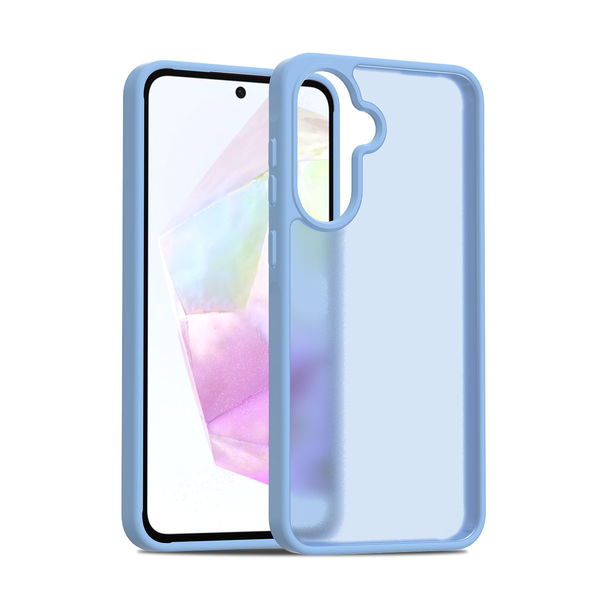 Solidenz Frosted Samsung Galaxy A56 A36 hoesje – Sierra blauw 1