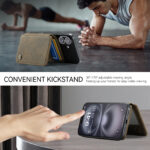 Solidenz MagSafe Wallet tot 4 kaarten – Bruin - 9