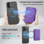 Solidenz MagSafe Wallet tot 4 kaarten – Paars - 8