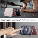 Solidenz MagSafe Wallet tot 4 kaarten – Roze - 9