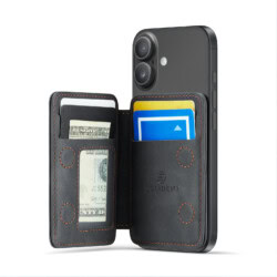 Solidenz MagSafe Wallet tot 4 kaarten - Zwart