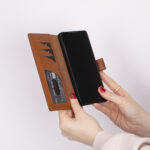 Solidenz Moda Book Samsung Galaxy S25 Ultra echt leren hoesje – Bruin - 4