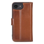 Solidenz Moda Book iPhone 17e / 16e echt leren hoesje – Bruin - 1