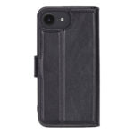 Solidenz Moda Book iPhone 17e / 16e echt leren hoesje – Zwart - 1