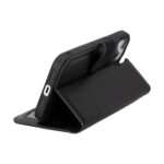 Solidenz Moda Book iPhone 17e / 16e echt leren hoesje – Zwart - 3