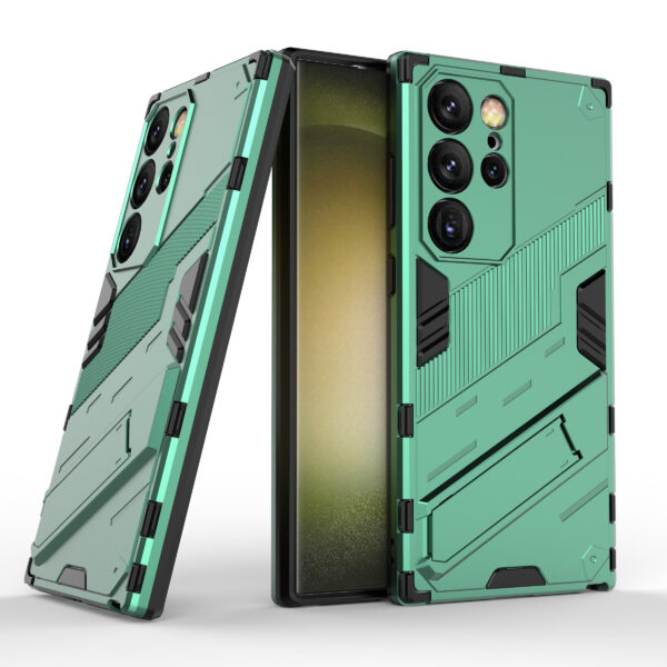 Solidenz StandGuard Xtreme Samsung Galaxy S24 Ultra hoesje - Groen