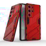 Solidenz StandGuard Xtreme Samsung Galaxy S25 Ultra hoesje - Rood