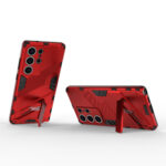 Solidenz StandGuard Xtreme Samsung Galaxy S25 Ultra hoesje – Rood - 2