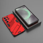 Solidenz StandGuard Xtreme Samsung Galaxy S25 Ultra hoesje – Rood - 6
