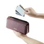 Solidenz Universeel Schoudertas voor Telefoon en Portemonnee tot 7.5 inch – Rood - 7