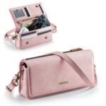 Solidenz Universele Schoudertas voor Telefoon en Portemonnee tot 7.5 inch - Roze