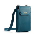 Solidenz Universeel Telefoontasje en portemonnee tot 7.3 inch – Blauw - 1