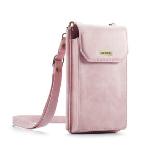 Solidenz Universeel Telefoontasje en portemonnee tot 7.3 inch - Roze - 1