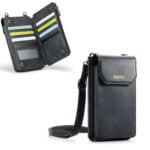 Solidenz Universeel Telefoontasje en portemonnee tot 7.3 inch - Zwart