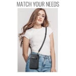 Solidenz Universeel Telefoontasje en portemonnee tot 7.3 inch – Zwart - 10