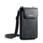 Solidenz Universeel Telefoontasje en portemonnee tot 7.3 inch – Zwart - 1