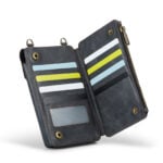 Solidenz Universeel Telefoontasje en portemonnee tot 7.3 inch – Zwart - 2