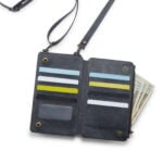 Solidenz Universeel Telefoontasje en portemonnee tot 7.3 inch – Zwart - 6