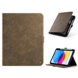 Solidenz Urban Book iPad 9 / iPad 8 / iPad 7 Hoes - 10.2 inch met pencilhouder - Bruin