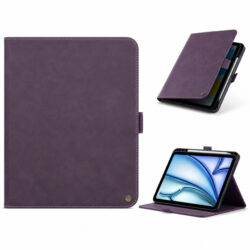 Solidenz Urban Book iPad Air 11 inch (M4 / M3 / M2) - iPad Air 10.9 inch (Air 5 / Air 4) - Met pencilhouder - Paars