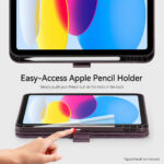 Solidenz Urban Book iPad Air 11 inch (M4 / M3 / M2) - iPad Air 10.9 inch (Air 5 / Air 4) - Met pencilhouder - Paars - afbeelding 8