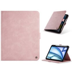 Solidenz Urban Book iPad Air 6 (M3 en M2) / Air 5 / Air 4 - 11 en 10.9 inch met pencilhouder - Roze